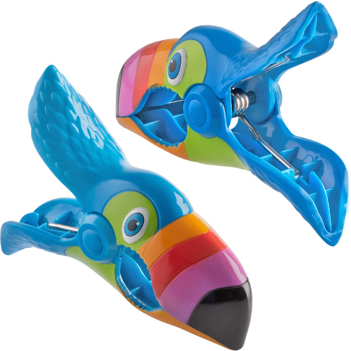 O2COOL - Boca Clips® Extra Stevige Handdoekclips - Toekan