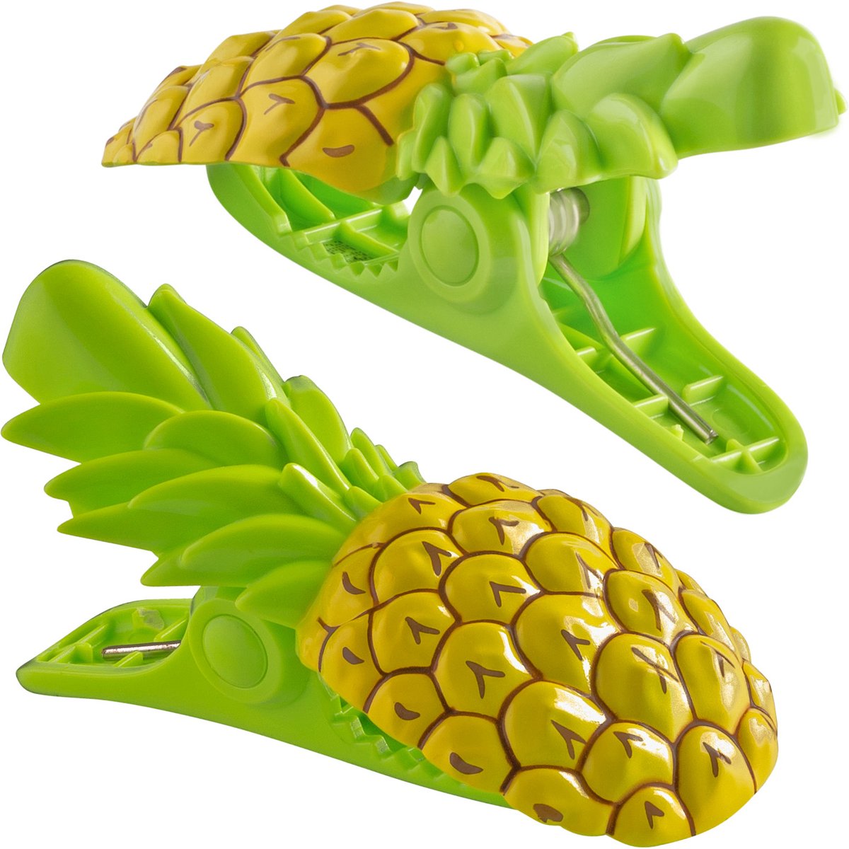 O2COOL - Boca Clips® Extra Stevige Handdoekclips - Ananas