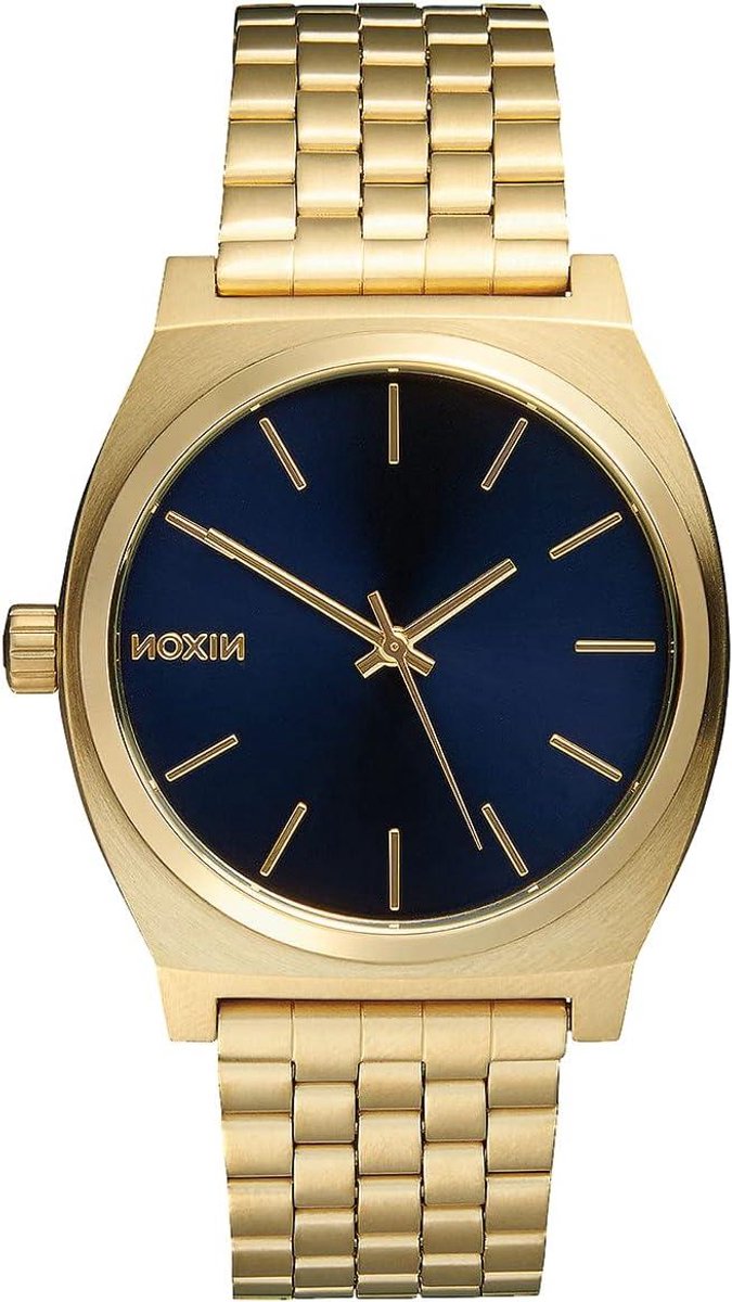 Analoge Polshorloge - Klassiek horloge - Tijd bijhouden - Roestvrijstalen band - Medium formaat - Zilverkleurig