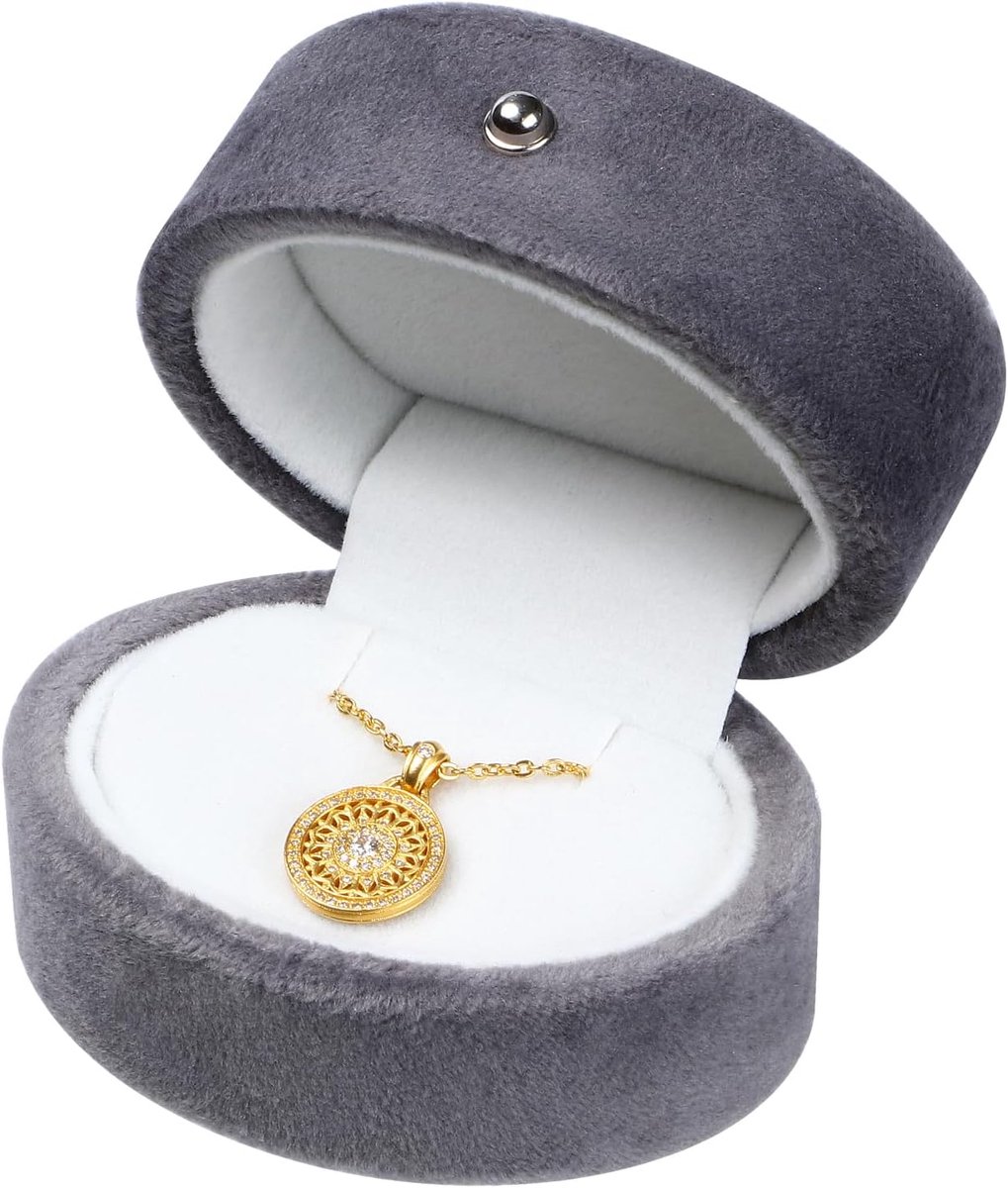 Sieraden Geschenkdozen - Velvet Necklace Box - Pendant Bracelet Display Case - Jewelry Organizer voor Trouwen Engagement Verjaardag