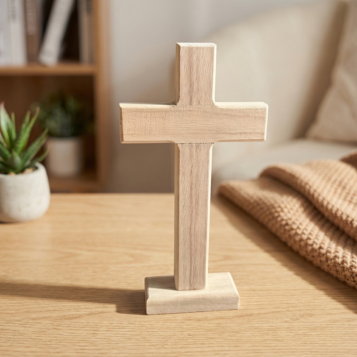 VANDAAG VERZONDEN - Houten Kruis - Groot 21cm - Christelijk - Jezus - Bijbel - Pasen Goede Vrijdag