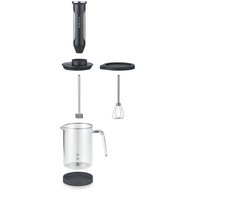 Graef MS202 - Draadloze Melkopschuimer - Oplaadbaar - 4 functies - Met accessoires