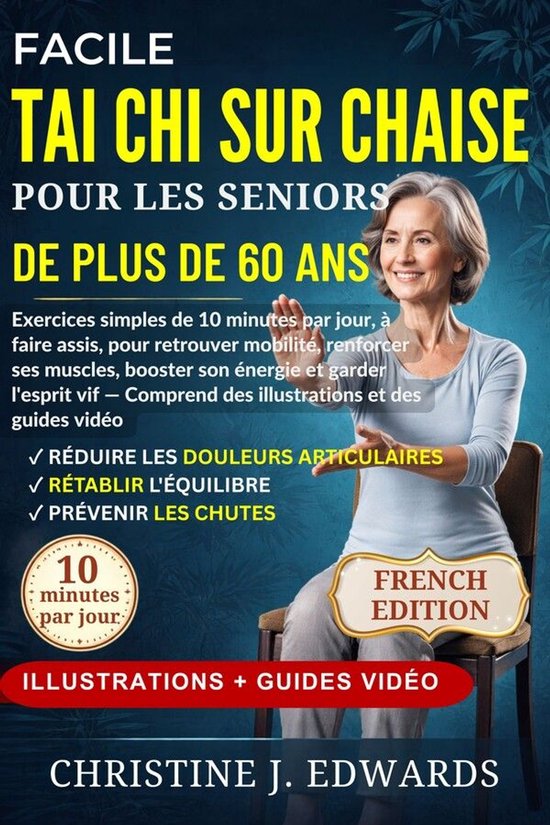 Facile Tai Chi sur chaise pour les seniors de plus de 60 ans - cover
