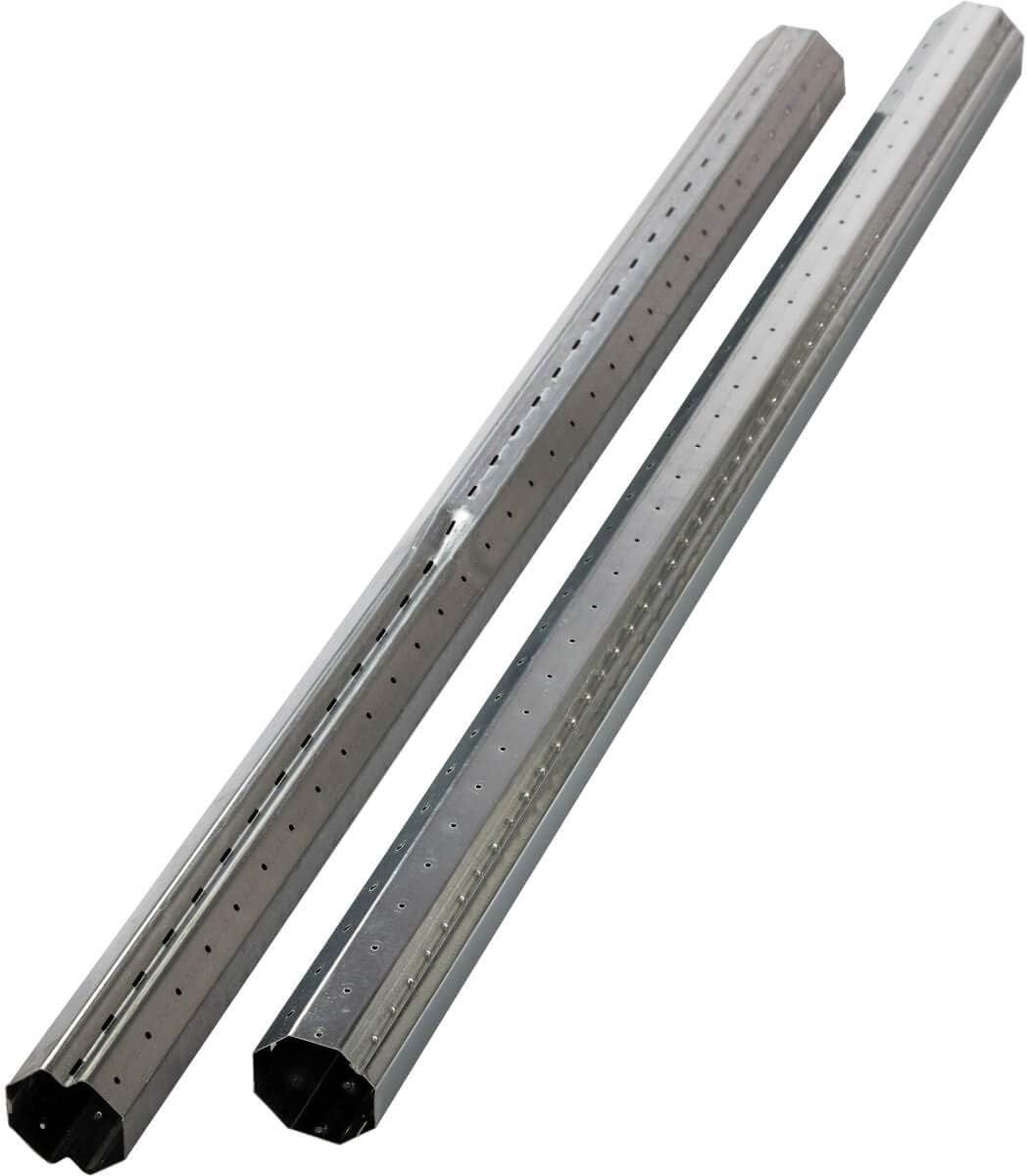 Schellenberg stalen buisasset, rolluikas SW 40 Mini achthoekige as voor rolluiken tot 130 cm, kan worden ingekort.