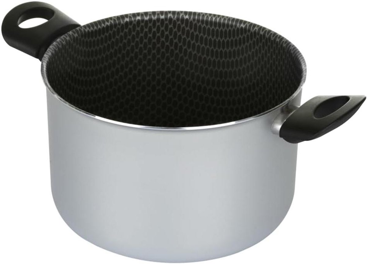 Gietijzeren Pot - Kookpan met Deksel - Veelzijdig Koken - Honingraat Coating - 6 Liter - Feest