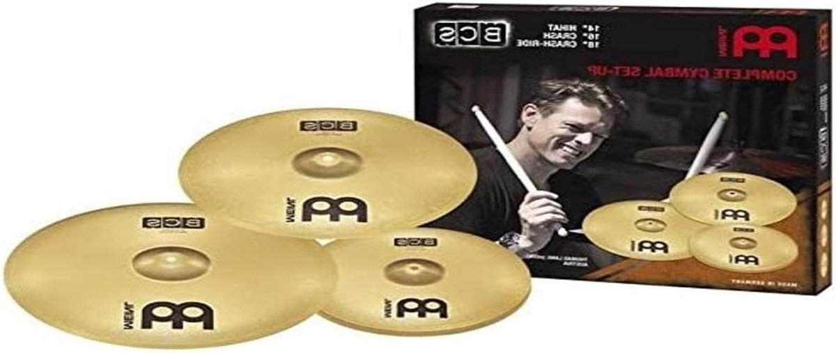Bekken Set - Cymbalen Set - Muziek Maken - Drie Delige Set - 14 16 20 inch - Metaal