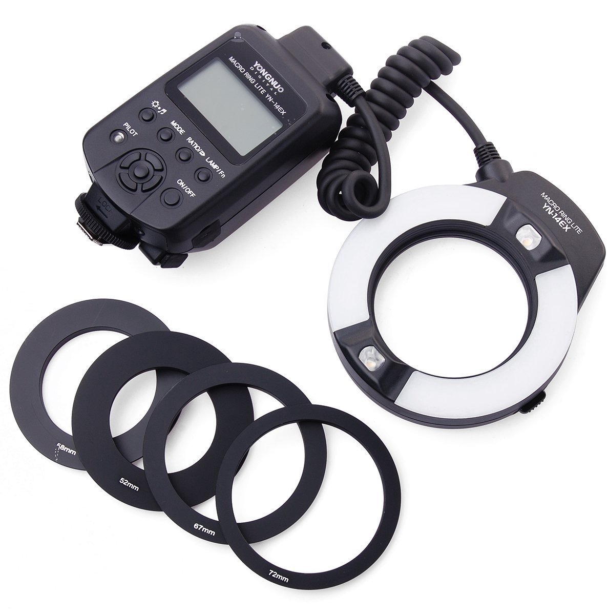 Dailygoods - Dailygoody - Macro Ring Flitslicht - Flitser - Geschikt voor Canon - YN-14EX - Ideaal voor Macro Fotografie - Professioneel Licht