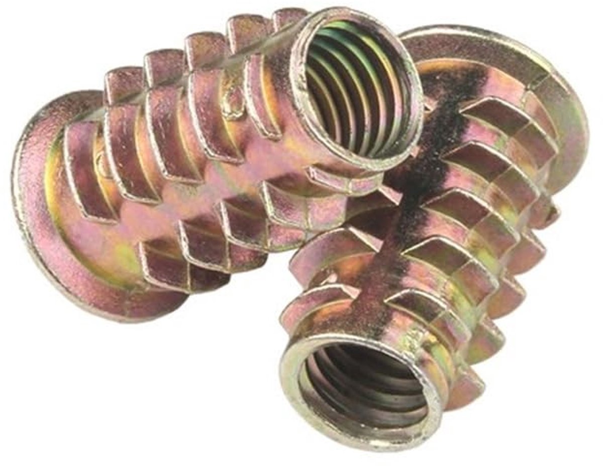 Dailygoods - Dailygoody - Schroefmoeren - Hex Drive - Sterk en duurzaam - M8 x 20 mm - Corrosiebestendig - Perfect voor doe-het-zelf projecten - 50 stuks