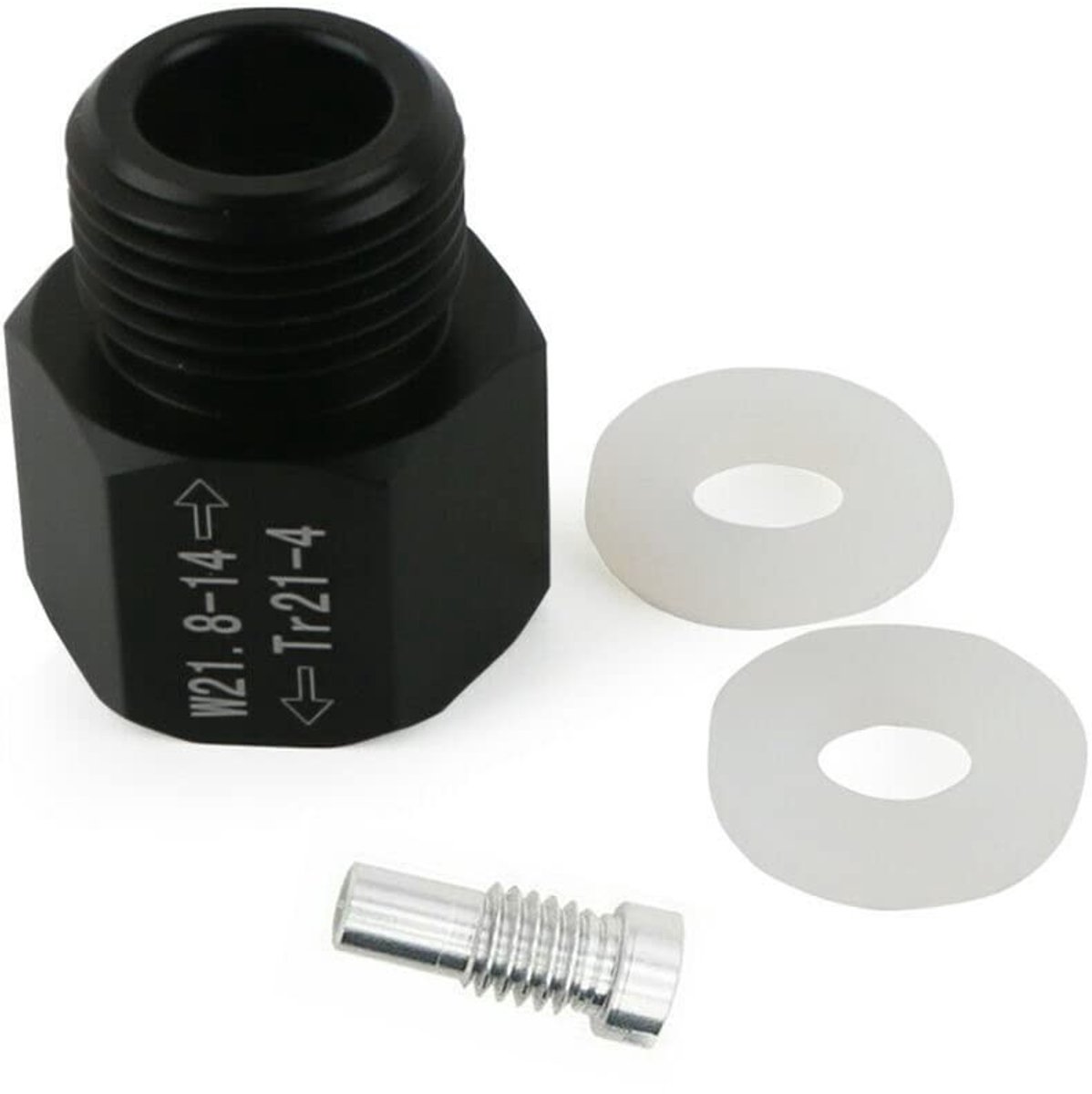 Dailygoods - Dailygoody - Cilinder Adapter - T21-4 naar W21.8-14 - Slijtvast en Corrosiebestendig - Compact - CO2 Adapter - Geschikt voor SodaStream - Duurzaam en .