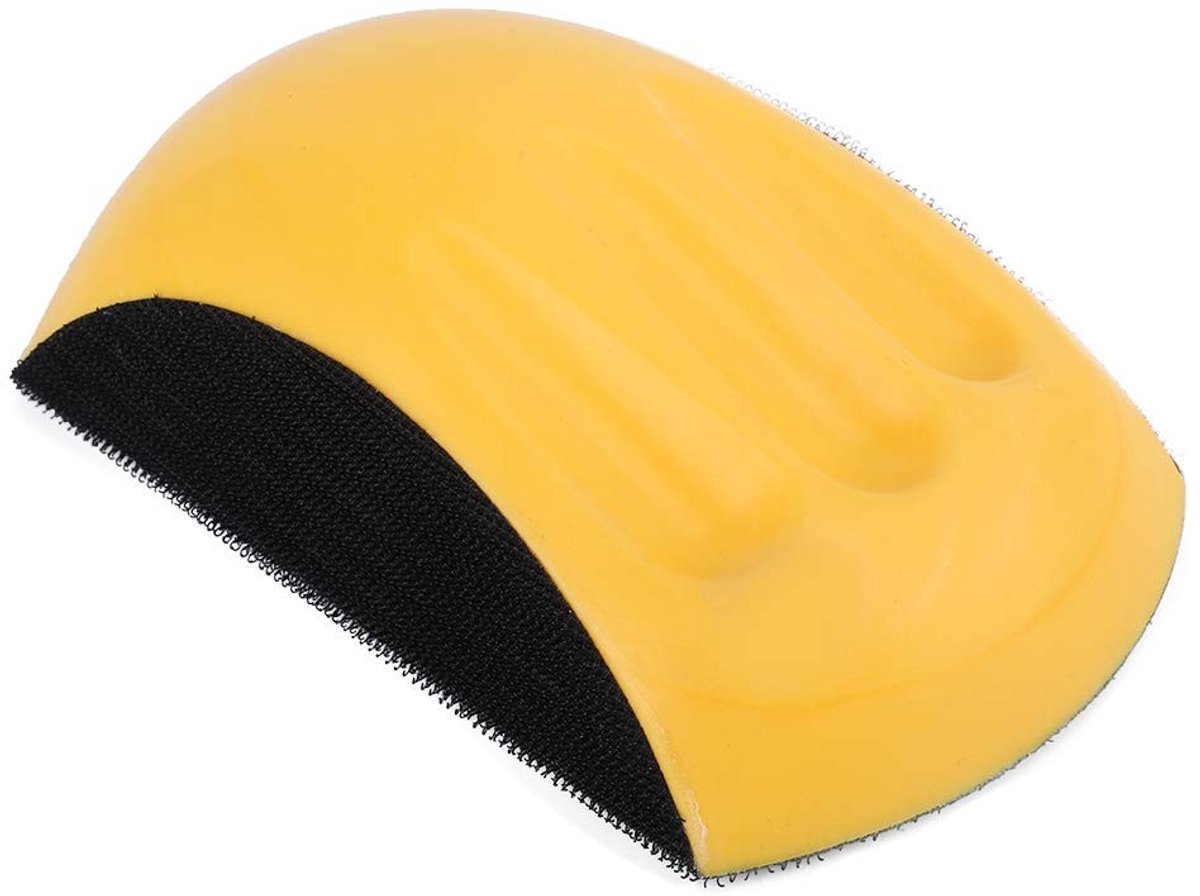 Dailygoods - Dailygoody - Handschuurblok - Klittenband - Ergonomisch Ontwerp - 6 Inch - PU-schuim - Duurzaam - Geschikt voor Polijsten en Slijpen - Zacht en Elasti