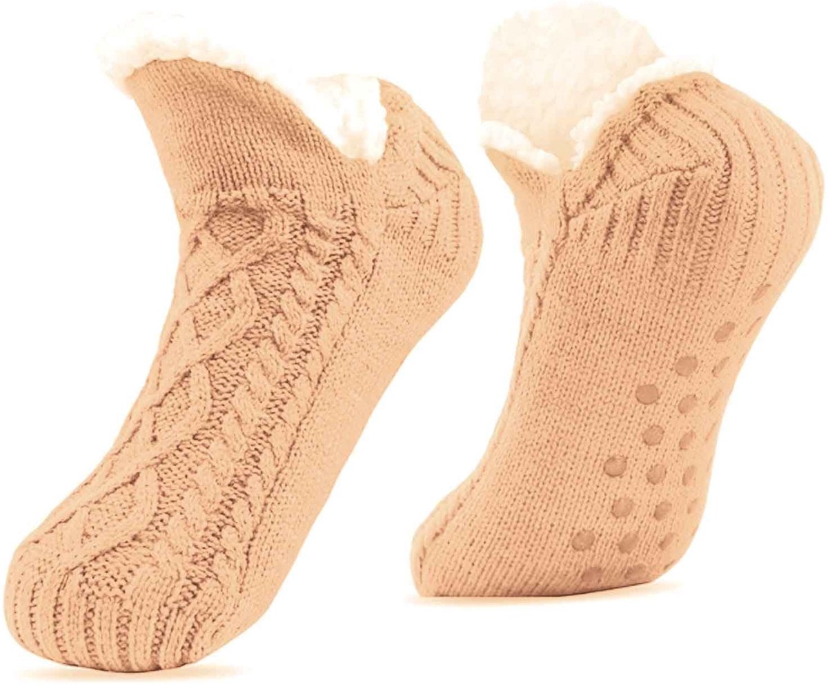 Dailygoods - Pluizige Antislip Slippersokken voor Dames en Heren