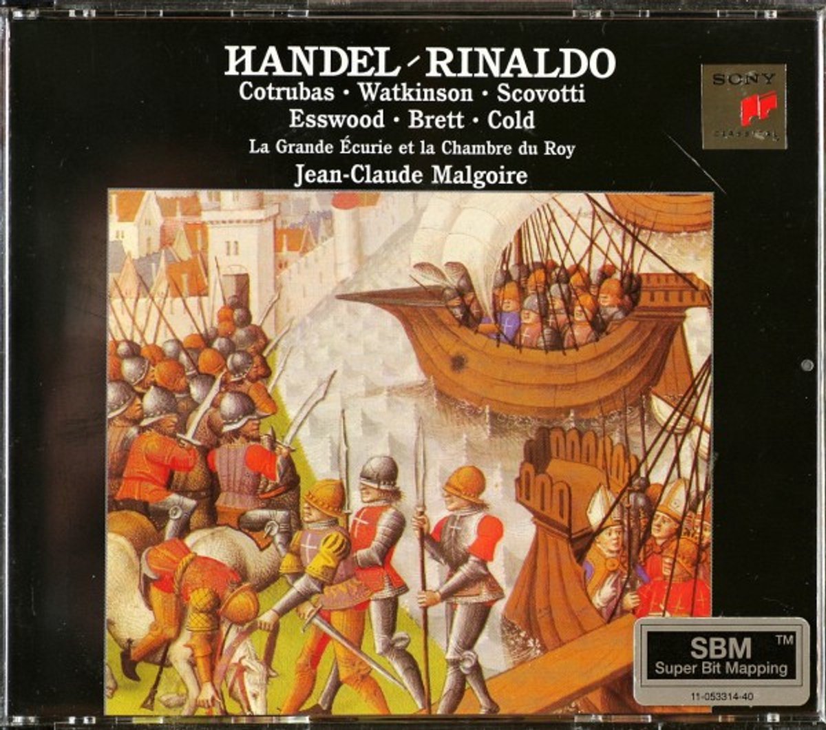Handel, Rinaldo / Malgoire, Cotrubas, Watkinson, Scovotti