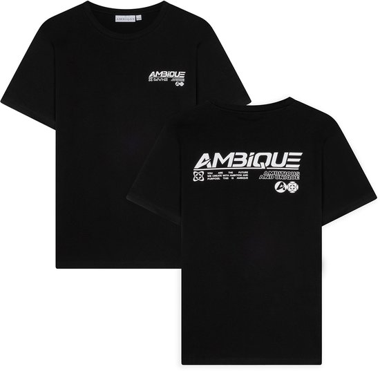 AMBIQUE - Tommy T-Shirt - 101 Black - Maat 170/176