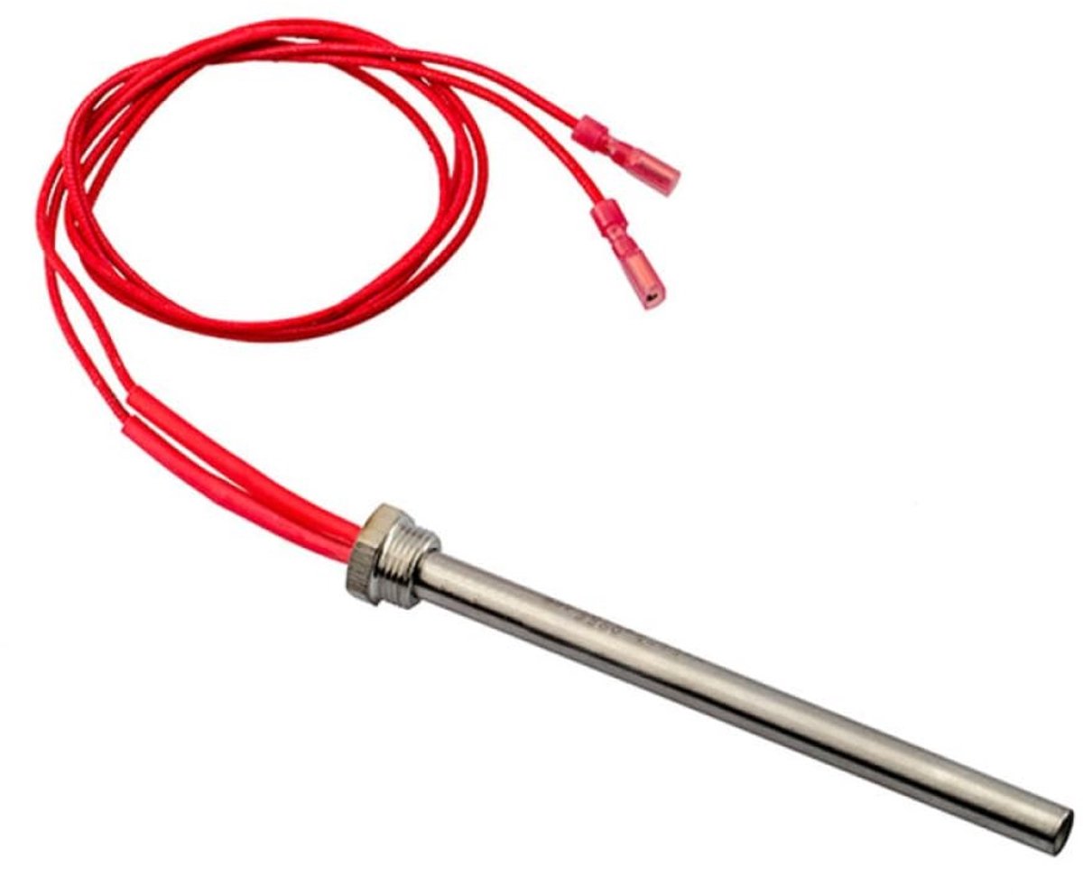 Dailygoods - Dailygoody - Ontstekingsontsteker - Hot Rod - Snelle warmte - Rood - Houtpelletkachel - Veilig en betrouwbaar - Geschikt voor verwarmingsapparaat
