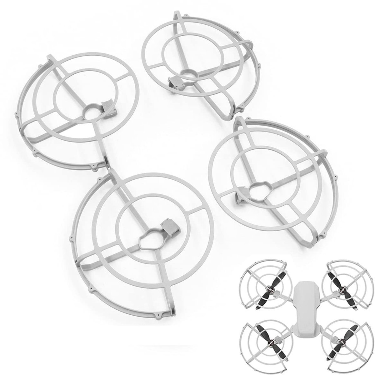 Dailygoods - Dailygoody - Propellerbescherming - Reserve propellerset - Upgrade luchtveiligheid - Compatibel met Mavic Mini 2 - Drone accessoires - Ideaal voor hob