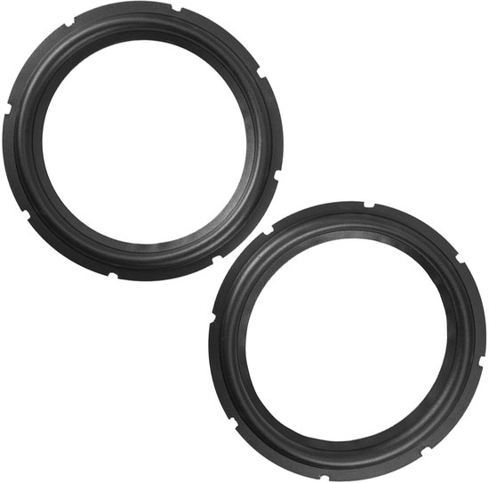Dailygoods - Dailygoody - 10 Inch Luidspreker - Reparatie Rubberen Woofer Rand - 2 Stuks - Onderdeel voor Surround Luidsprekers - Ideaal voor Geluidsliefhebbers - ... — afbeelding 4