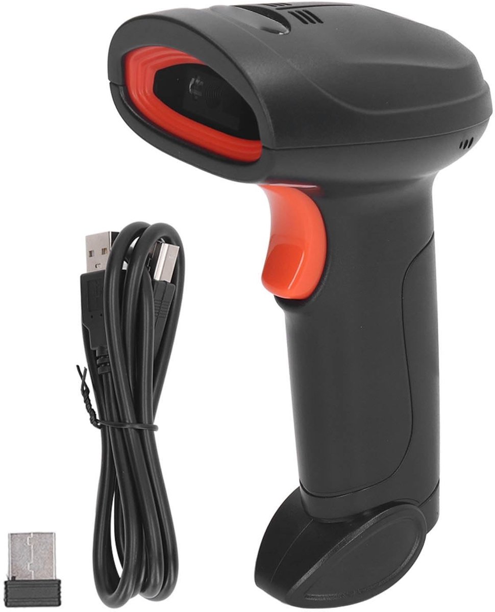 Dailygoods - Dailygoody - Draadloze Barcodescanner - Langeafstandstransmissie - Efficiëntie verbeteren - QR-codelezer - Ideaal voor industriële...