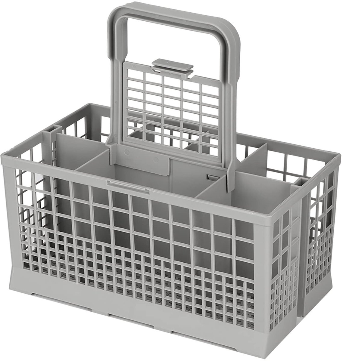 Dailygoods - Dailygoody - Universele Vaatwasserbestekkorf - Eenvoudige Reiniging - Compact formaat - Efficiënte Organisatie - Afneembaar Handvat - Geschikt voor Va