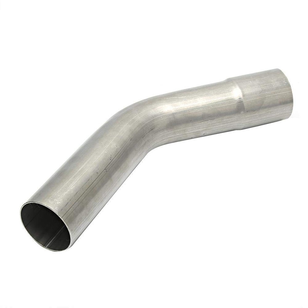 Dailygoods - Dailygoody - Uitlaatpijp - Roestvrij Staal - 45 graden Bocht - 2.5 Inch - Duurzaam en Corrosiebestendig - Geschikt voor Uitlaatsystemen - 3 Stuks