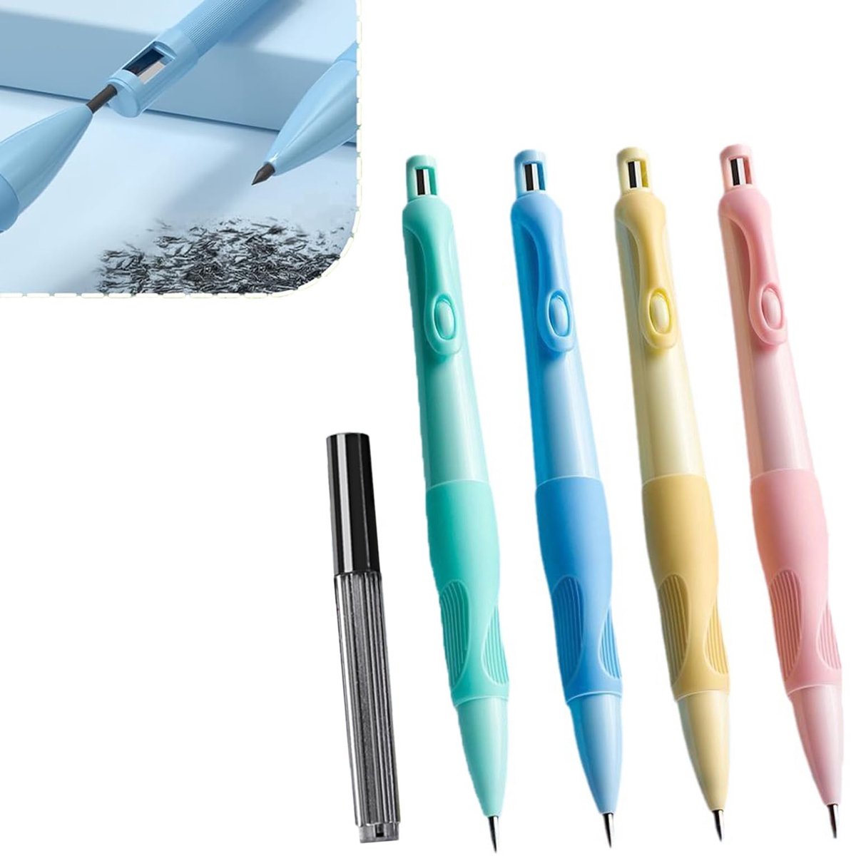 Dailygoody - Vulpotlood - Perfect voor school en kantoor - Compact formaat - Ideaal voor precisiewerk - Duurzaam en betrouwbaar - Geschikt voor tekena