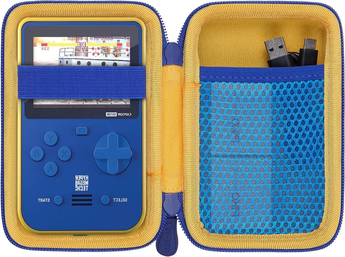 Harde Beschermende Case voor Blaze Neo Geo, Technos, Atari, Taito en Capcom Super Pocket Handheld Game - Geel, Ideaal voor Gaming en Bescherming