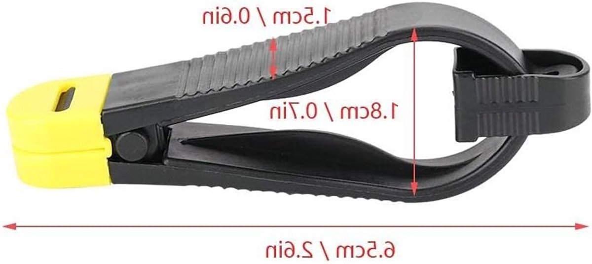 Krachtige Grip Release Clip voor Planer Board en Downrigger - Ideaal voor Zeevisserij en Trollen in Zwart en Geel