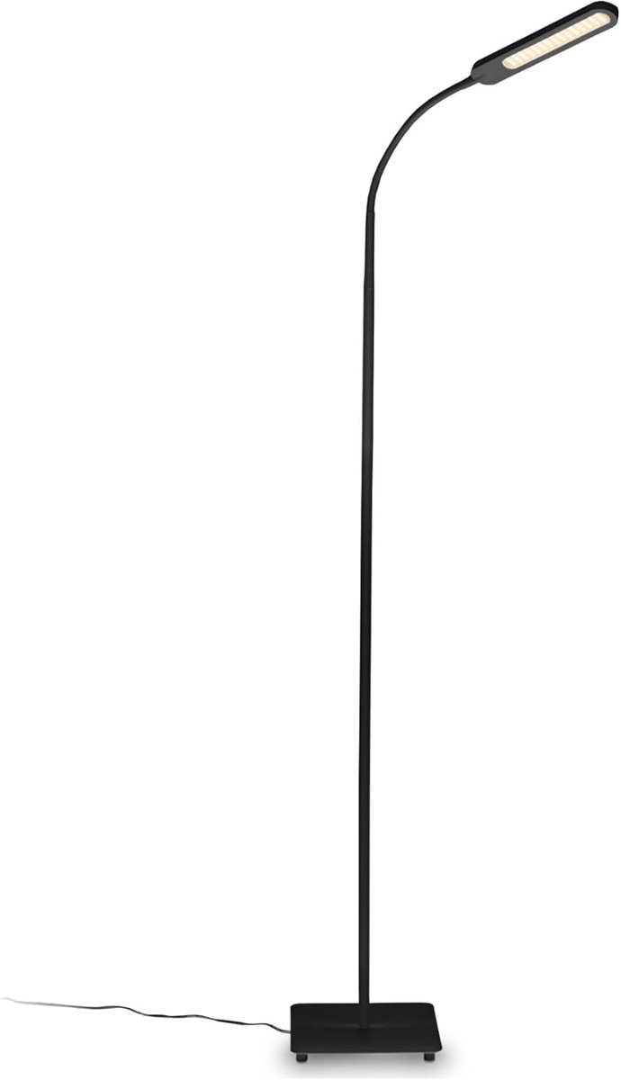AHD® Booglamp - Vloerlamp - Lampenkap - Booglampen Dimbaar - Booglampen Staand Vloerlamp - Zwart - 54cm x 21cm x 135cm