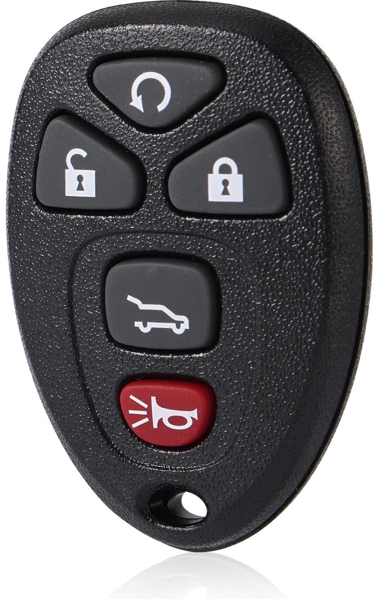 Dailygoods - Keyless Entry Afstandsbediening met 5 Knoppen voor Vervanging