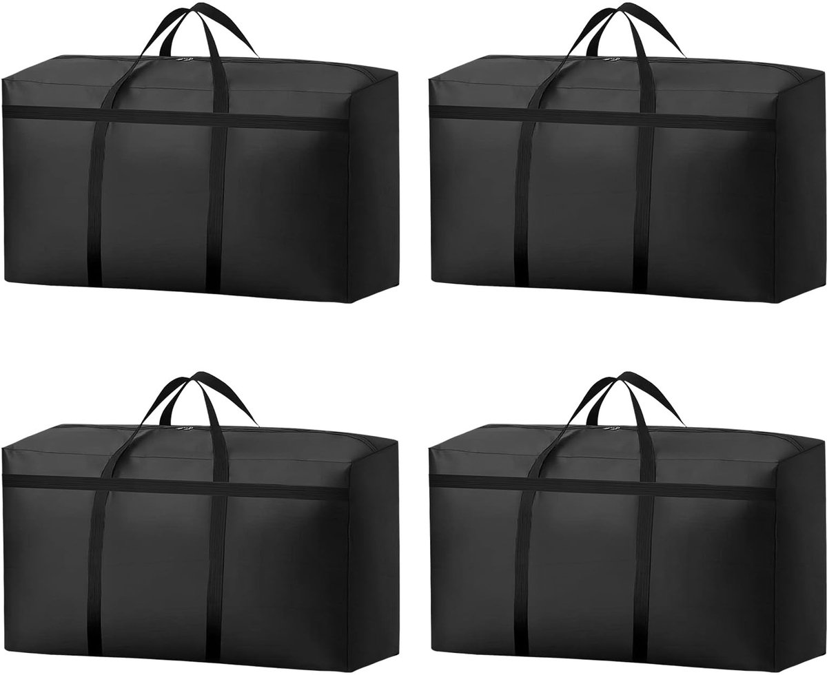 Dailygoods - Cosensi - Dailygoody - Duvet-opbergzakken - 4 stuks - Ruimtebesparend en waterafstotend - 100 liter - Voor kleding en reizen - Ideaal voor onder bedden