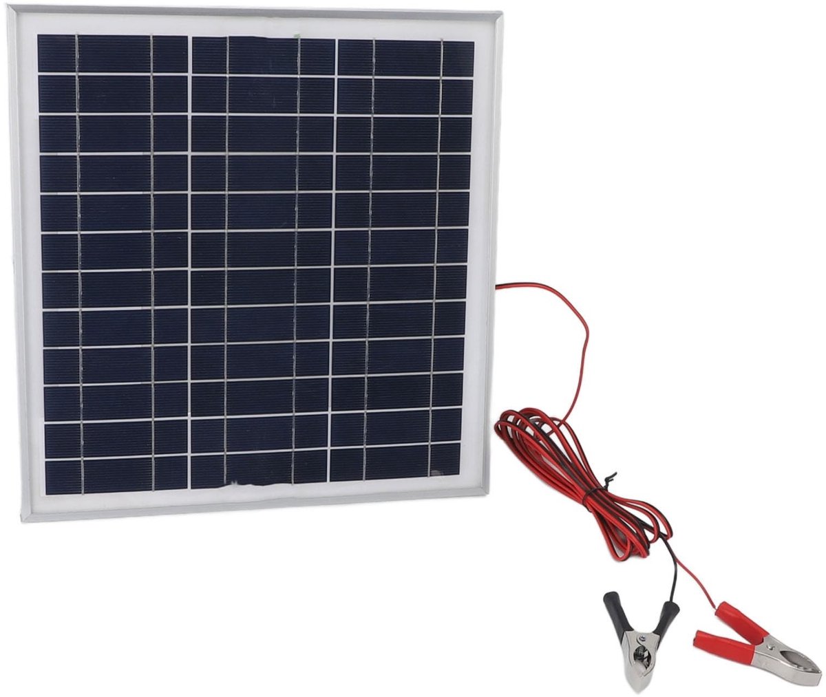 Dailygoods - Dailygoody - Draagbaar Zonnepaneel - Monokristallijn - Aluminium Frame - Camping - RV - Batterij Opladen - Kabel - Geschikt voor Buitengebruik - Zwart