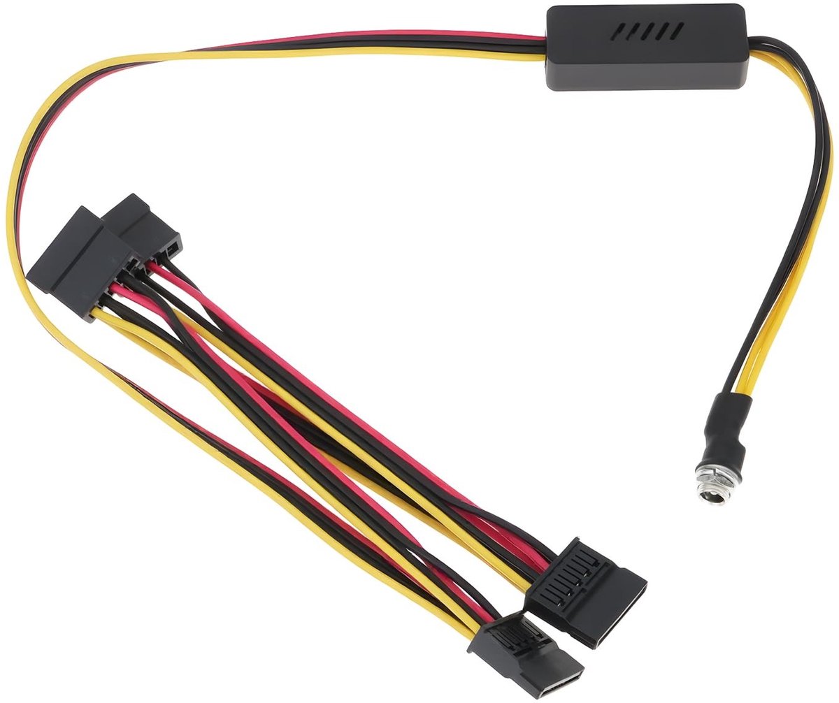 Dailygoods - 12V 5A DC naar SATA Voedingsadapter