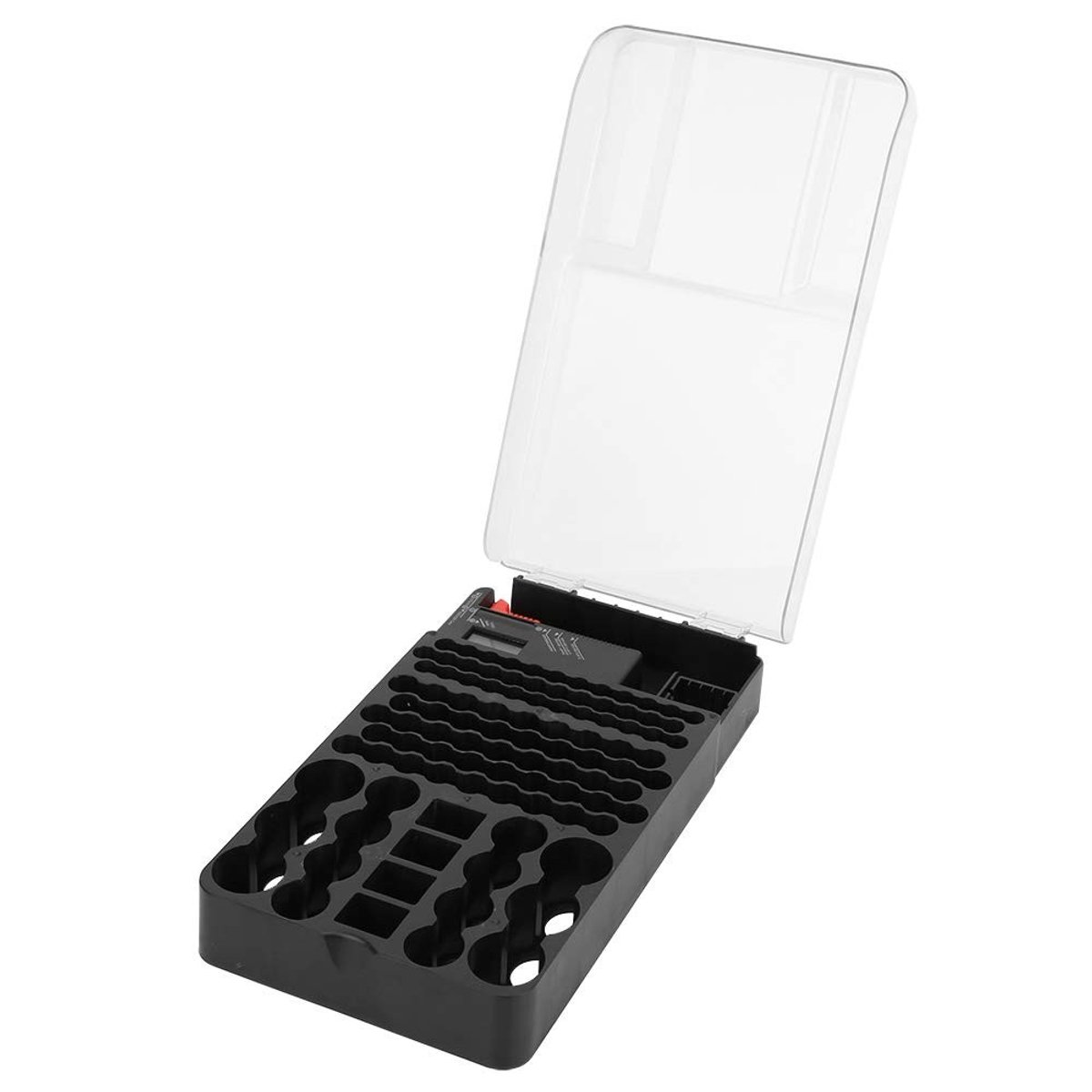 Dailygoods - Draagbare Batterij Organizer met Tester voor Huis en Kantoor