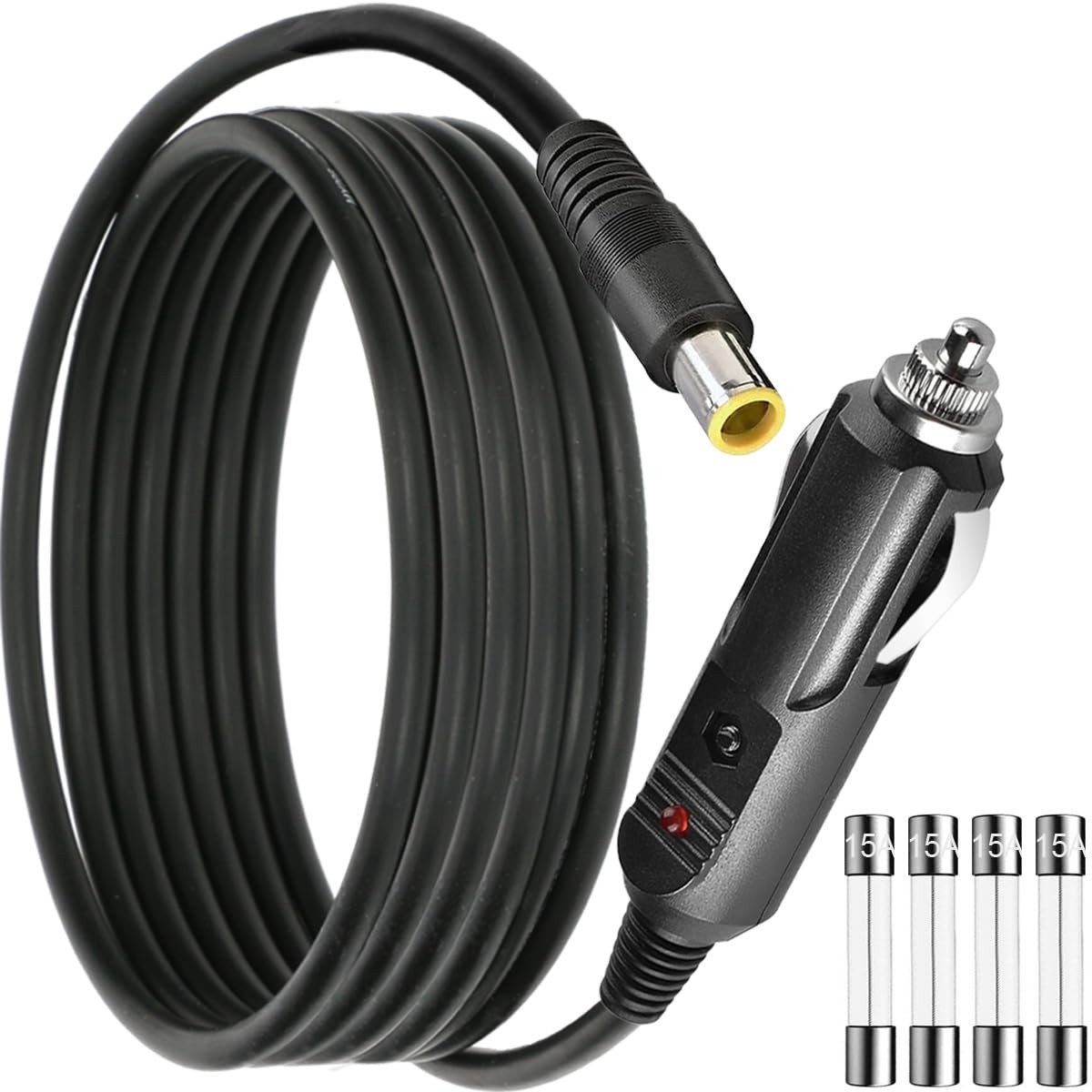 Dailygoods - 12V DC Auto Sigarettenaansteker Kabel (1,5M)