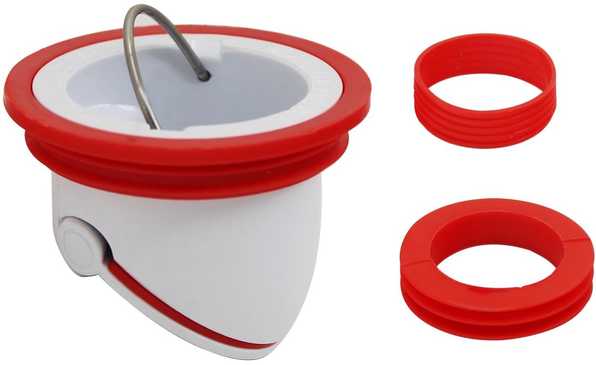 Dailygoods - Dailygoody - Vloerafvoerkern - Douchecabine Afvoer - Geurstopper - Wit - Insectenbestendig - Anti-verstopping Vloerafvoerput - Geschikt voor Badkamer ...