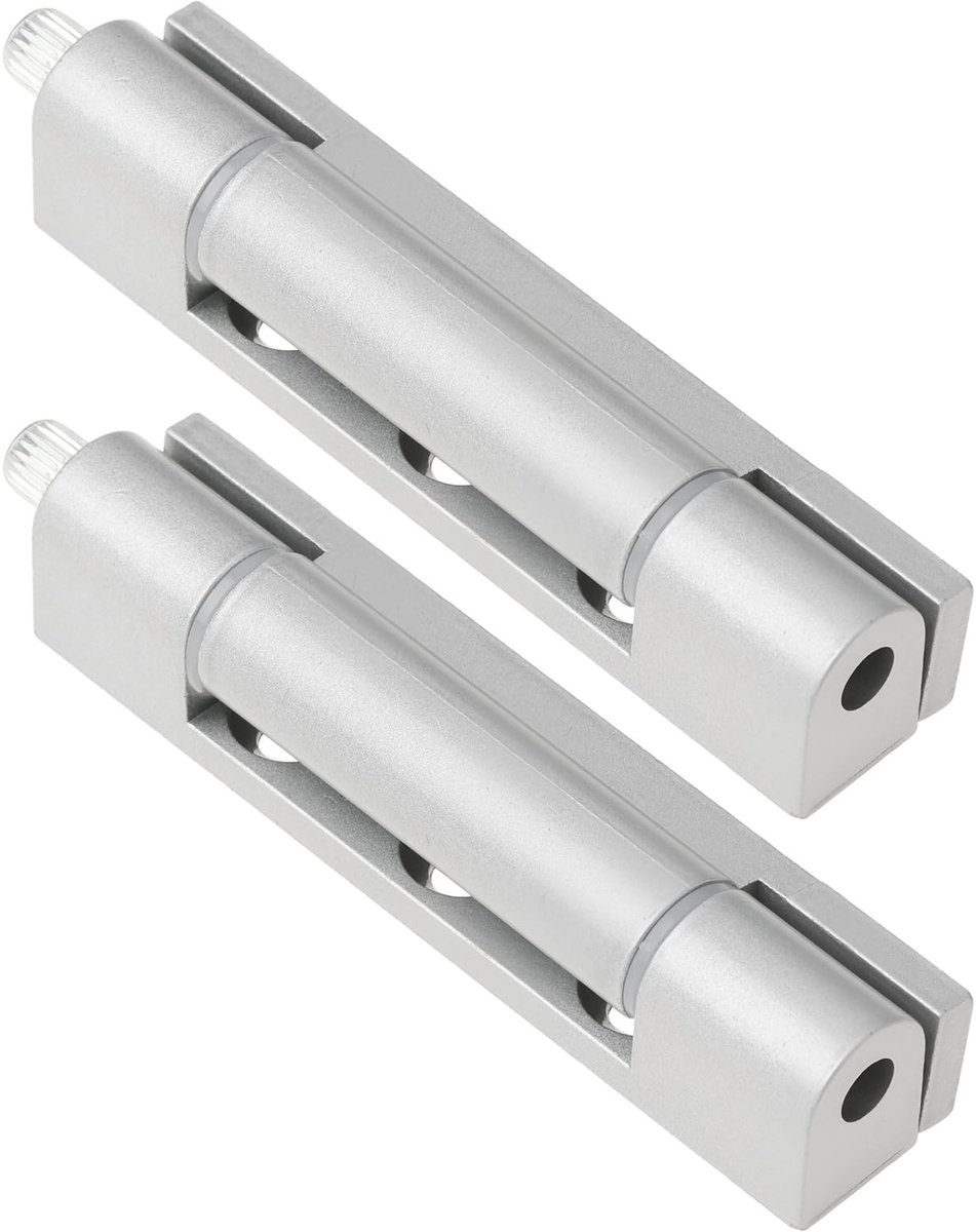 Dailygoods - Dailygoody - Deur Scharnieren - 92mm Plat - Wit - Duurzaam materiaal - Omkeerbaar ontwerp - Geschikt voor 0 graden profiel - K3282 CL240-1