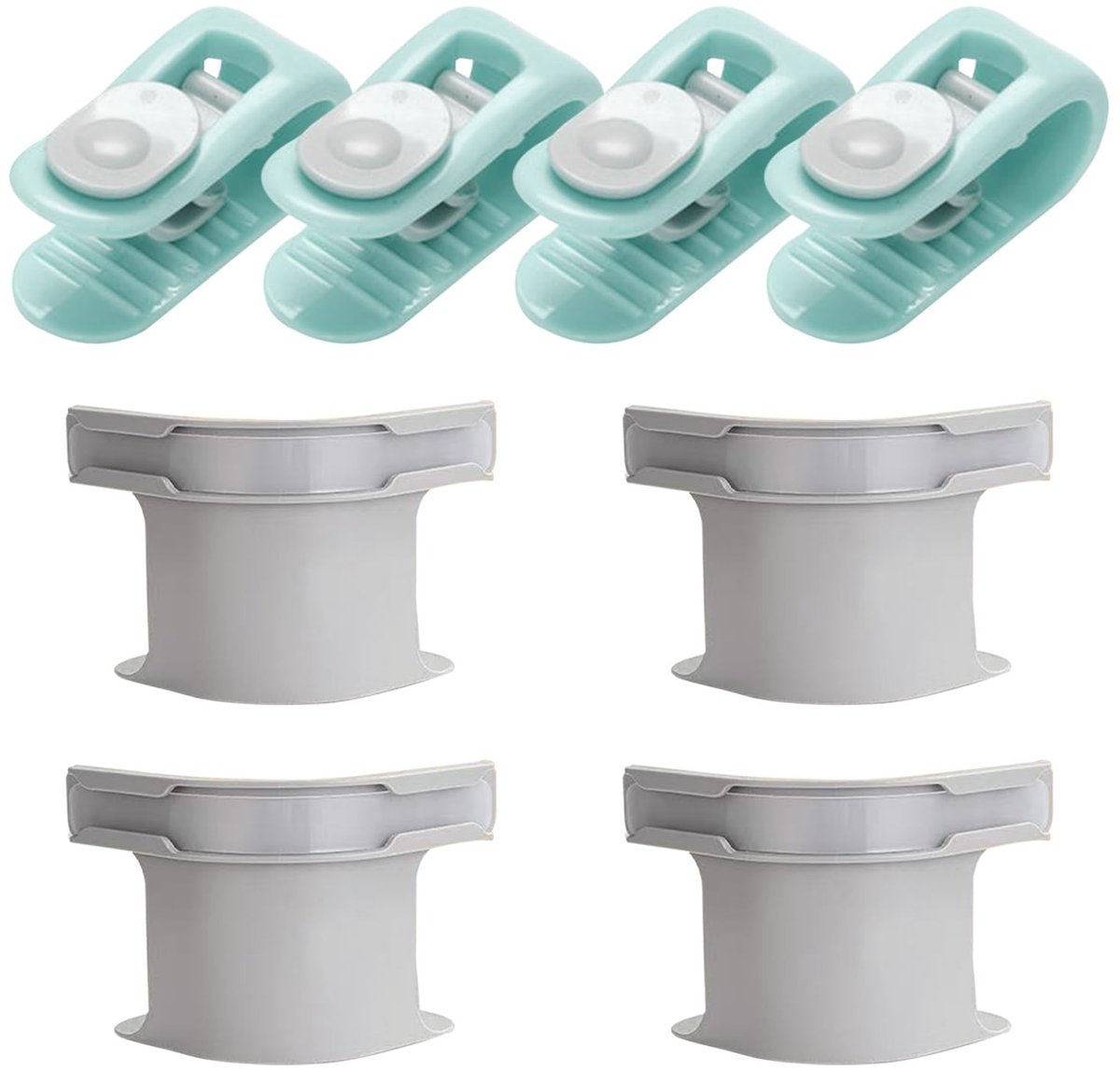 Dailygoods - Set van 4 Bed Sheet Fixers en Quilt Bevestiging Clips
