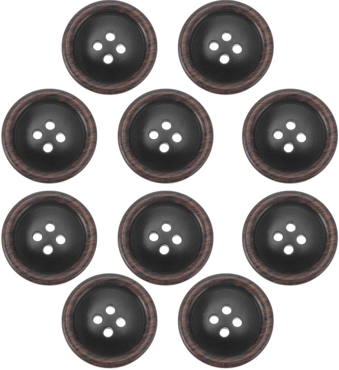 Dailygoods - Set van 10 Robuuste Naaiknopen voor Kleding