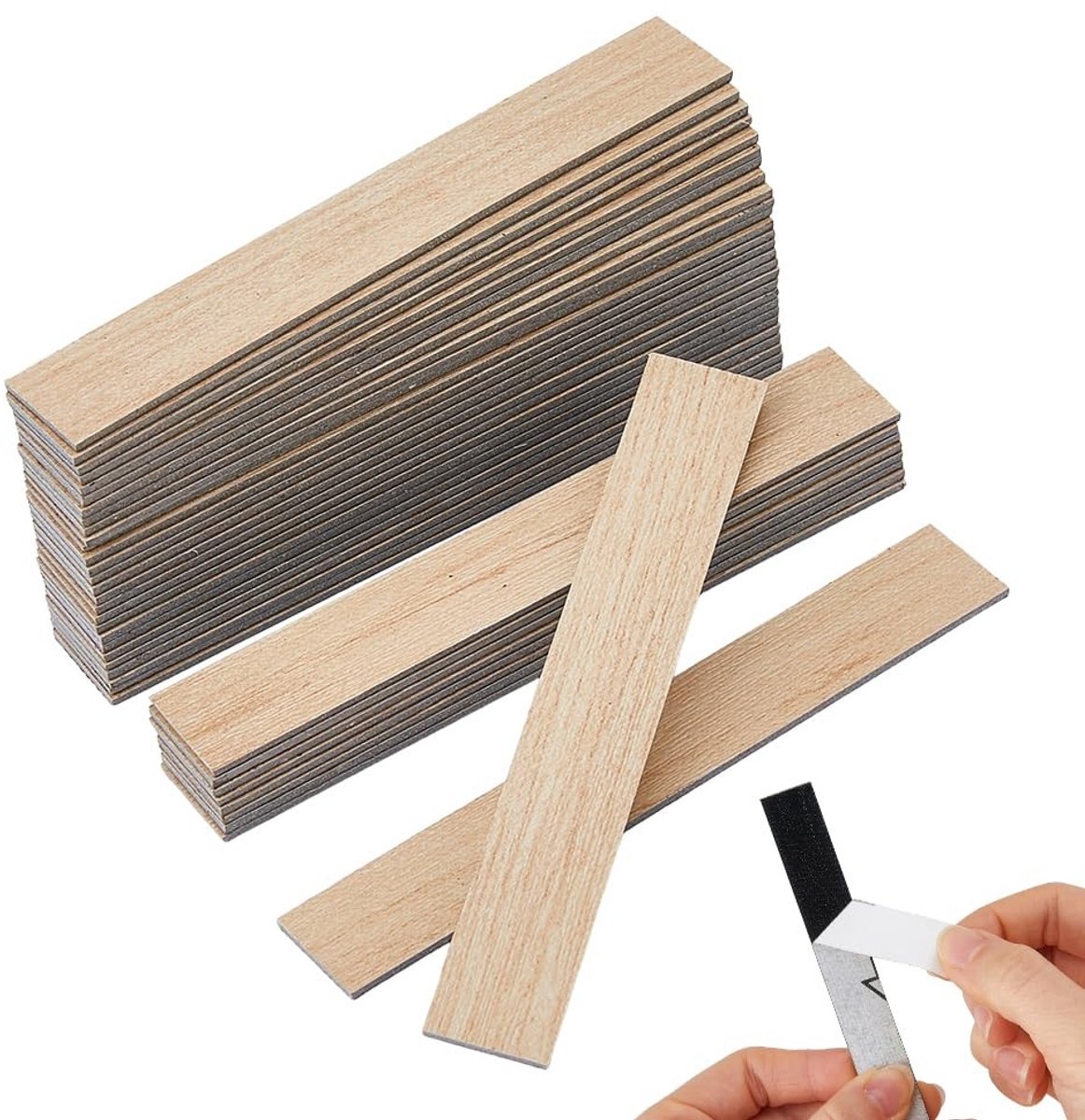 Dailygoods - 60 Stuks Zelfklevende Miniatuur Vloeren voor Poppenhuis Decoratie