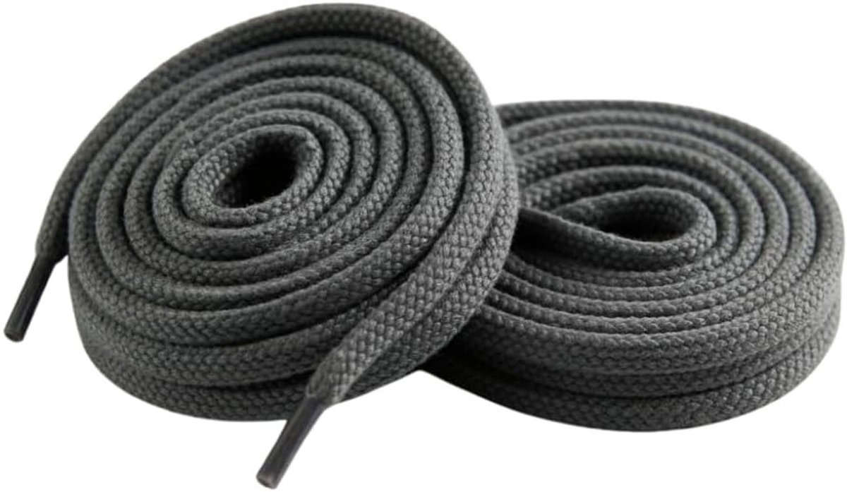 Duurzame platte veters van 8 mm breed, slipvaste vervangingen voor sportschoenen, modern design en eenvoudig te strikken, hoge kwaliteit