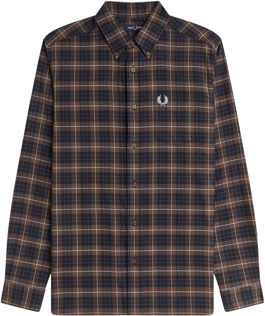 Fredperry Overhemd Fp Geborstelde Twill Tartan Overhemd - Fashion Wear - Volwassen