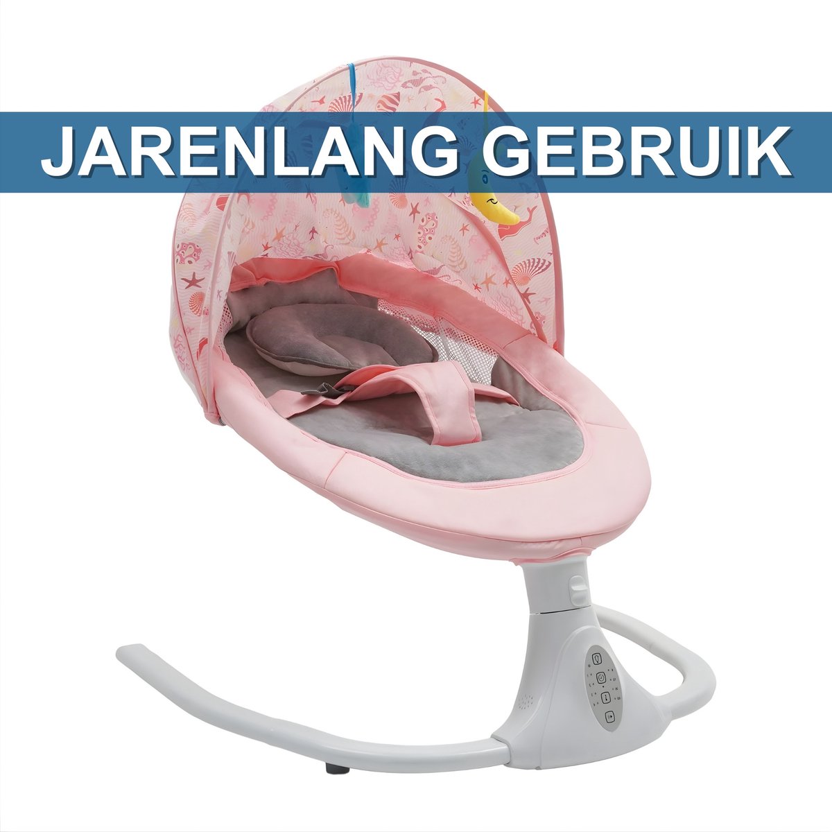Happiq Elektrische Baby Schommelstoel thumbnail 3