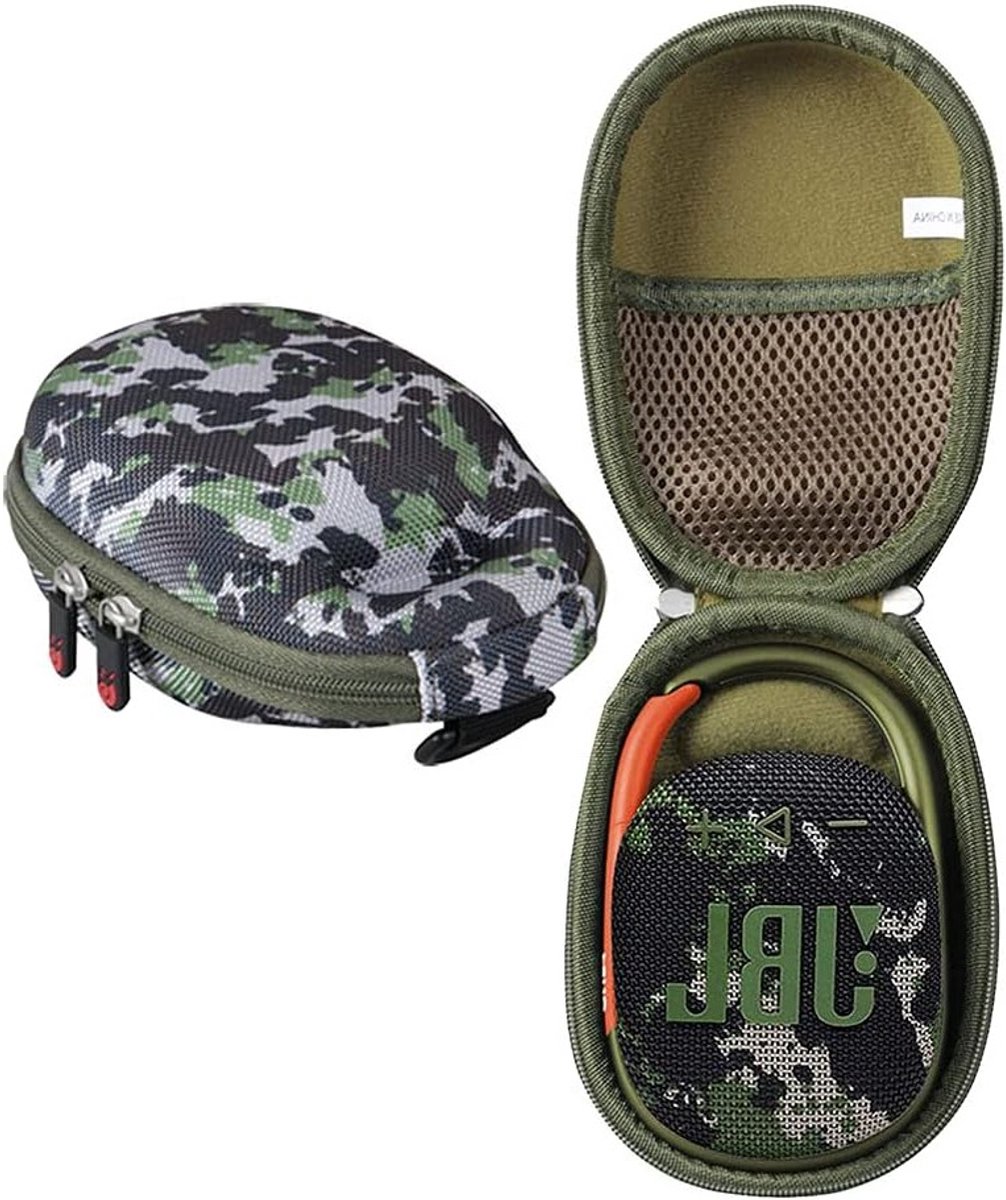 Duurzame Hard Travel Case voor Bluetooth Portable Speaker - Bescherming, Camo Design, Geschikt voor JBL Clip 4