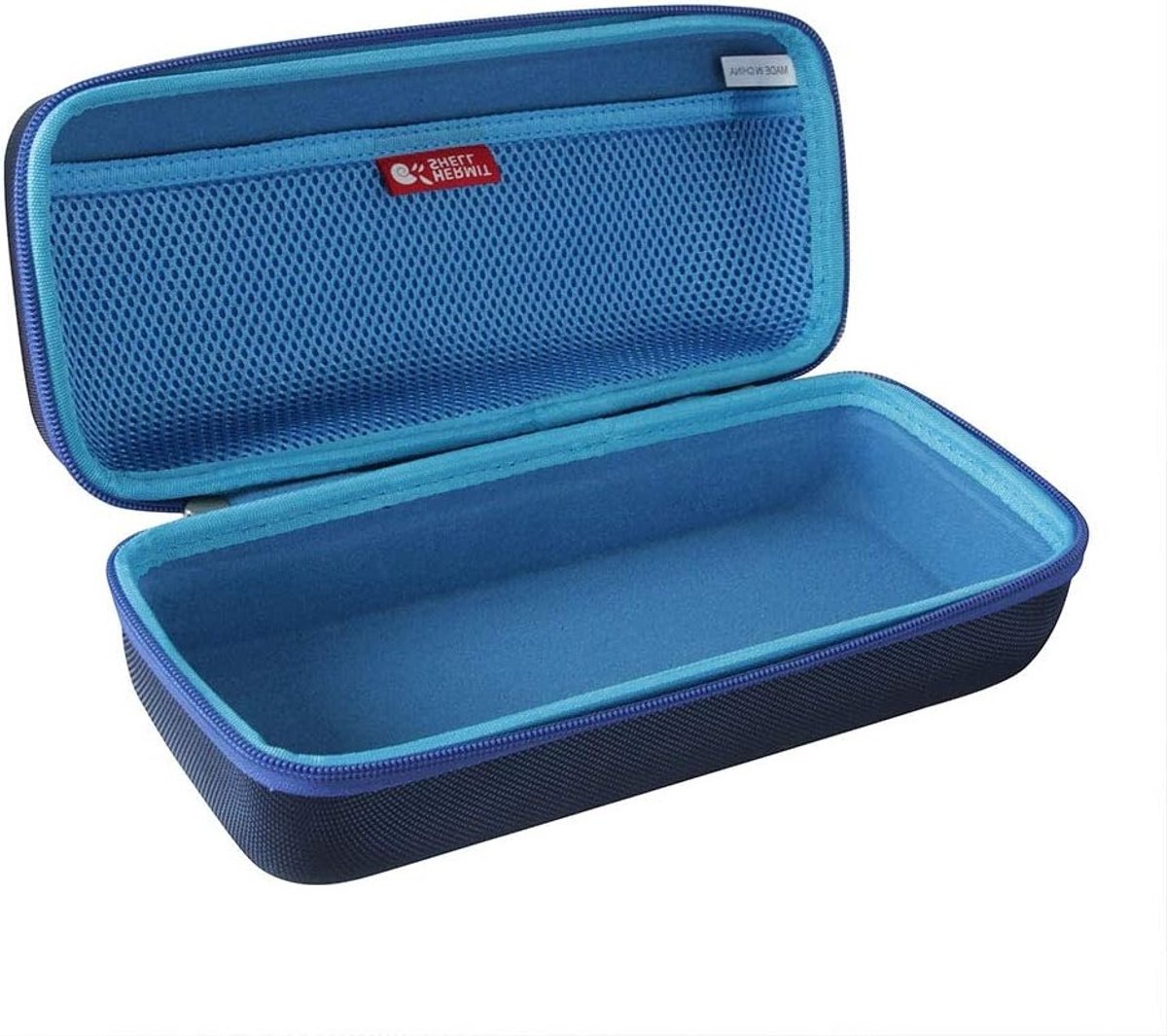 Duurzame Hard EVA Reiskoffer voor Draadloze Bluetooth Speaker - Bescherming, Lichtgewicht, Blauw