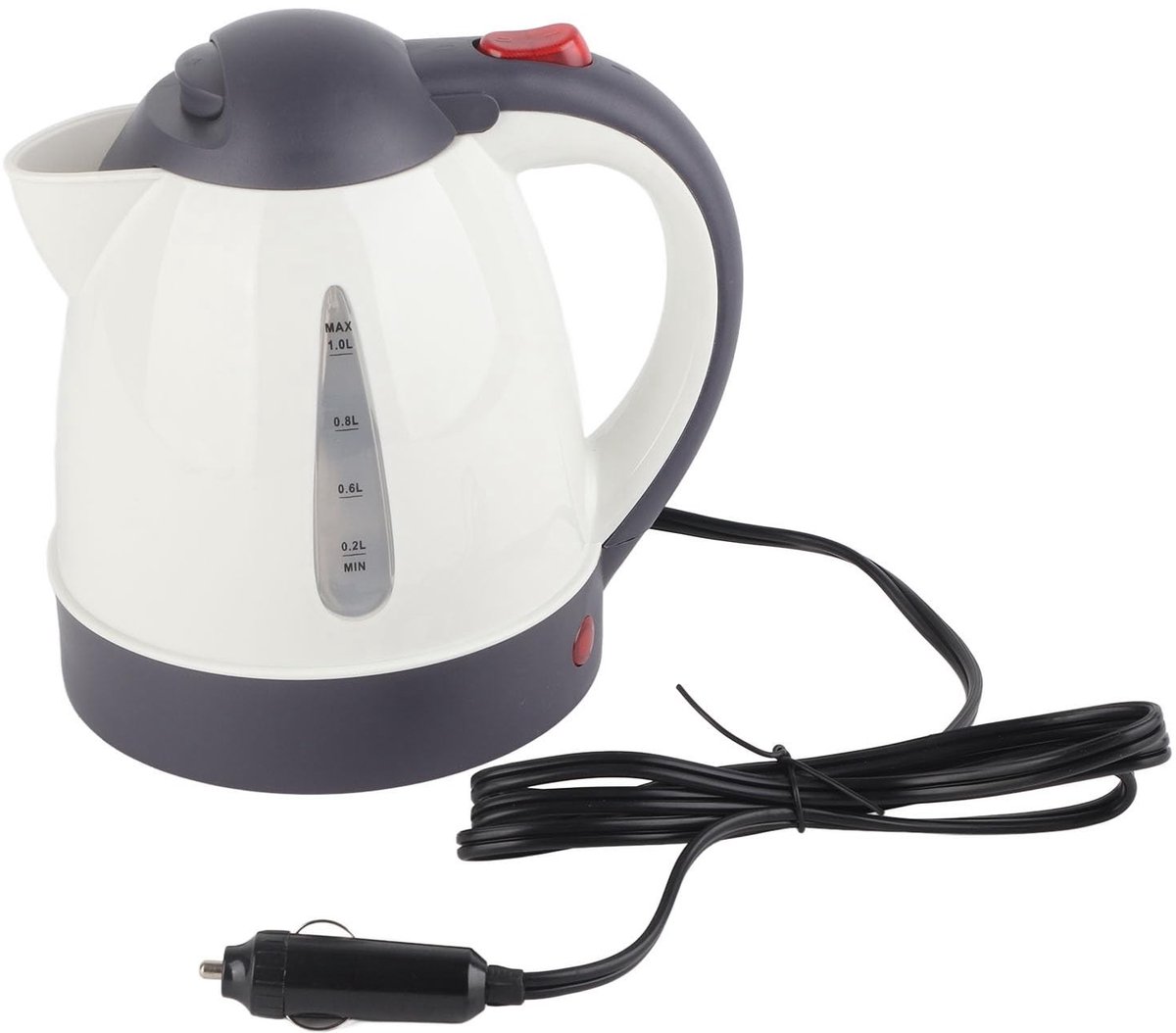 Dailygoods - Dailygoody - Draagbare Waterkoker - Auto Waterverwarming - Snel Koken - Wit - Thee en Koffie - Reisvriendelijk - 1000 ml