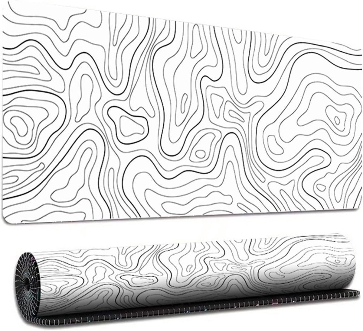 Grote Gaming Muismat met Antislip Rubber Onderkant - Uitgebreide Muismat 300x800mm voor Gamer