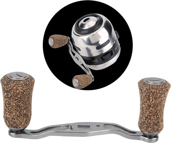 Verstelbare Hengelhandgreep met Houten Knop en Carbon Fiber Frame voor Vervangingsonderdelen van Visreels — afbeelding 2
