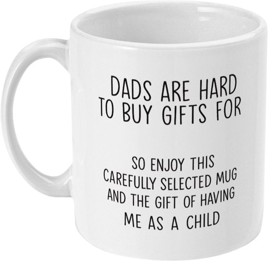 Tasse amusante pour la fête des pères 330 ml – tasse à café et à thé – cadeau original père / papa