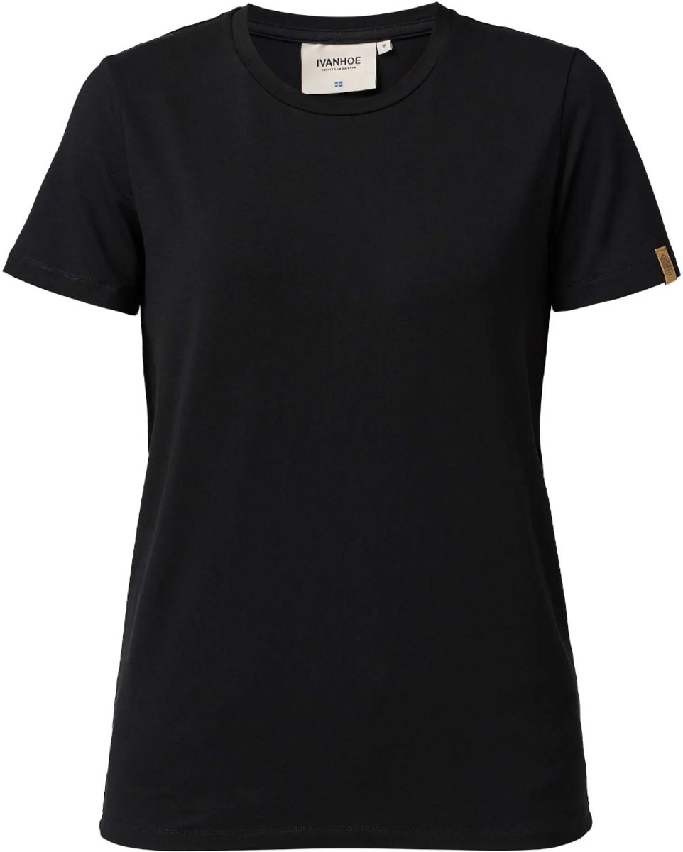 Ivanhoe t-shirt GY Olivia voor dames - Tencel™ - Zwart - 40