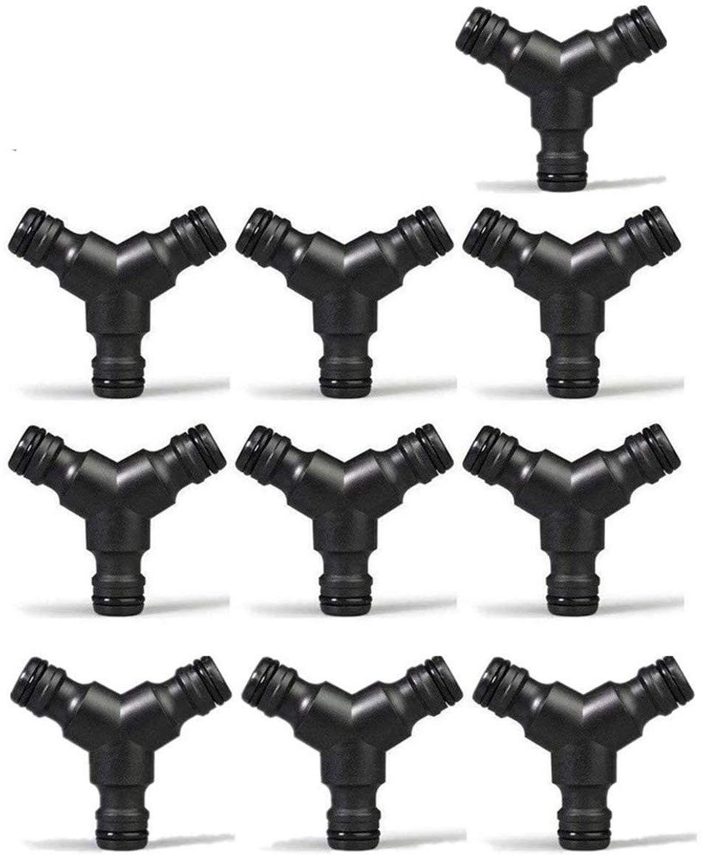 Dailygoods - Dailygoody - Y-stuk Tuinslang Verbindingsset - 10 Stuks - 1/2 inch Slang Splitter