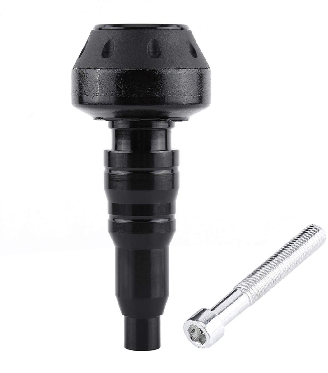 Dailygoods - Dailygoody - Motor Frame Slider - Aluminium en Kunststof - Zwart - Bescherming - Motoraccessoires - 14.5 cm - Geschikt voor diverse motoren - Kleur zw